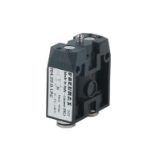 Distributeur pneumatique à activation mécanique, Port d'air raccord instantané 4mm, Activation par poussoir, Retour par ressort, 2/2, Orifices d'alimentation postérieur , Normalement fermé
