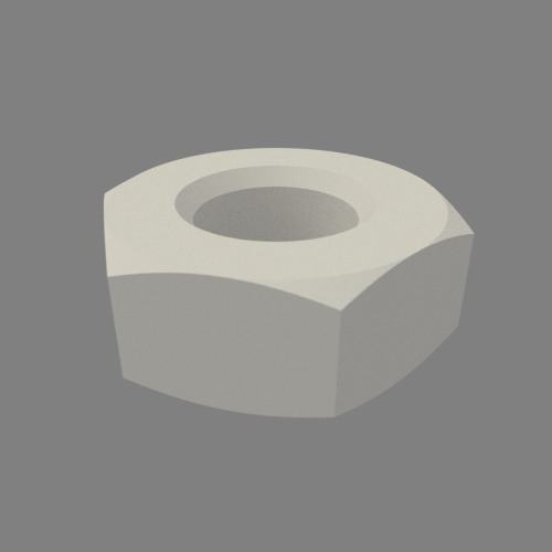 SHAFT NUT  INOX M6 X 1  (same as  1200.12.06X))