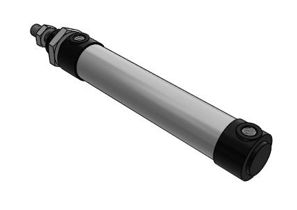 Cylinder diameter 25mm, Double acting, Single rod, Without rear pivot, Technopolymer, Magnetic