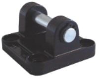 Bracket NFPA Cylinder NFPA diameter 5'', Rear female clevis with pin and snap ring MP2, Aluminum, Pin d. 3/4''