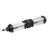 CYL. ISO D.80 MAGN.TAND. ROD  INDIP.CHROM.  (8 SCREWS FIX. INCL. 1330.VF.80/100)