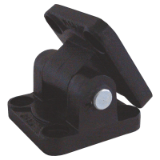 Bracket cylinder diameter 100mm, Complete rear trunnion, Steel