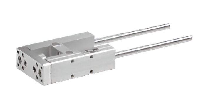 Accessory cylinder ISO 15552 diameter 32mm, Linear control units brass bushing guide, Aluminium body, Steel flanges, Steel rod