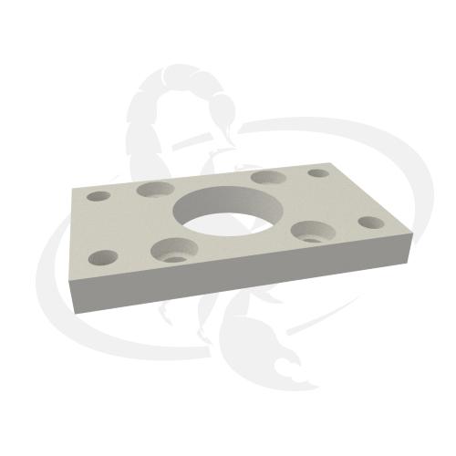 FLANGE   FRONT  D.50 - VDMA - STAINLESS STEEL