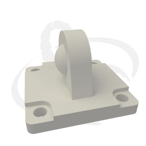 CLEVIS REAR  MALE  D.80 VDMA WITH BEARING