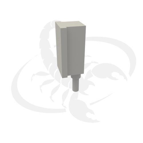 Accessoire vérin, Capteur magnétique, Câble 2 fils, Courant alternatif 12 - 230VAC, Avec LED, REED, Câble 2 mètres, Normalement ouvert