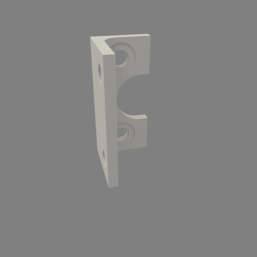Bracket cylinder diameter 25mm, Foot 90° degree, Steel