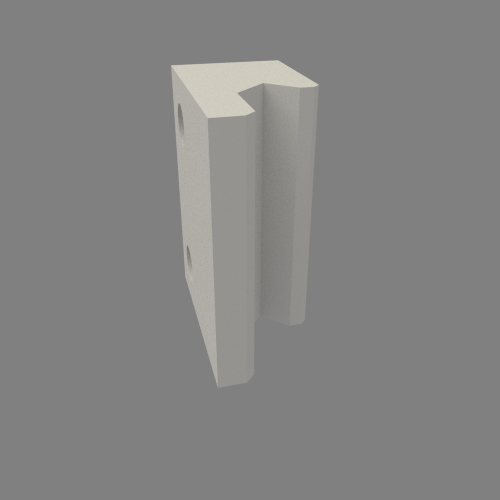 Bracket cylinder diameter 32mm, Intermediate support, Aluminium