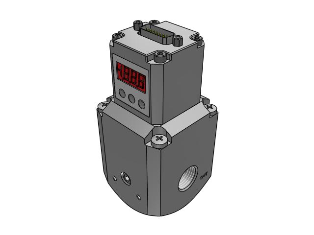 Proportional regulator, Size 3, 0-10V, 0-5 BAR+DISPLAY
