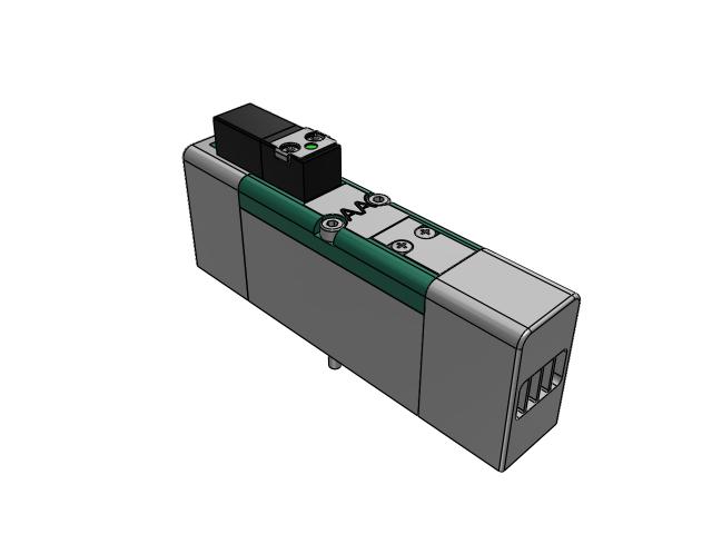 Valve EVO 2700, 5/2 Sol.-Ress. 24V DC, Auto Alimenté