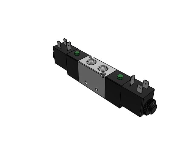ELECTROVALVE.1/4'' 5/3, ECO22  CENTRE OUVERT, 12VDC