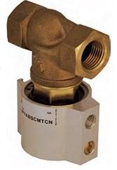 PAD VALVE, 2/2 NC, SING ACT - SPRING RETURN, T SHAPED BODY, G3/4'' FEM THREAD , NBR SEALS