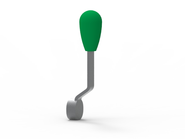 STRAIGHT MANUAL HANDLE for C2D250EN and C2D263EN, green handle