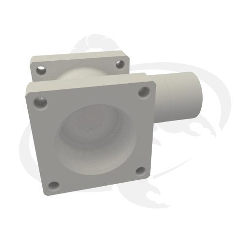 Accessoire vérin diamètre 63mm, Frein pneumatique complet pour tige