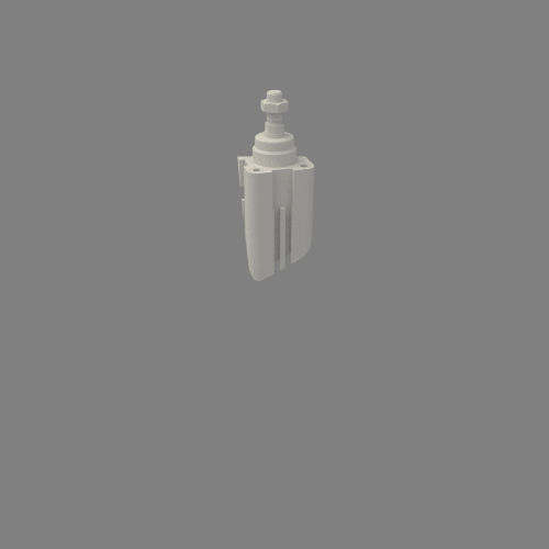 Vérin diamètre 40mm, Réparable, Double effet, Simple tige, Têtes aluminium, Tuyau aluminium, Magnétique, Ammortie ajustable, Tige acier chromé
